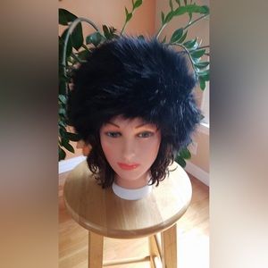 Elegant Black Fur Hat for Women